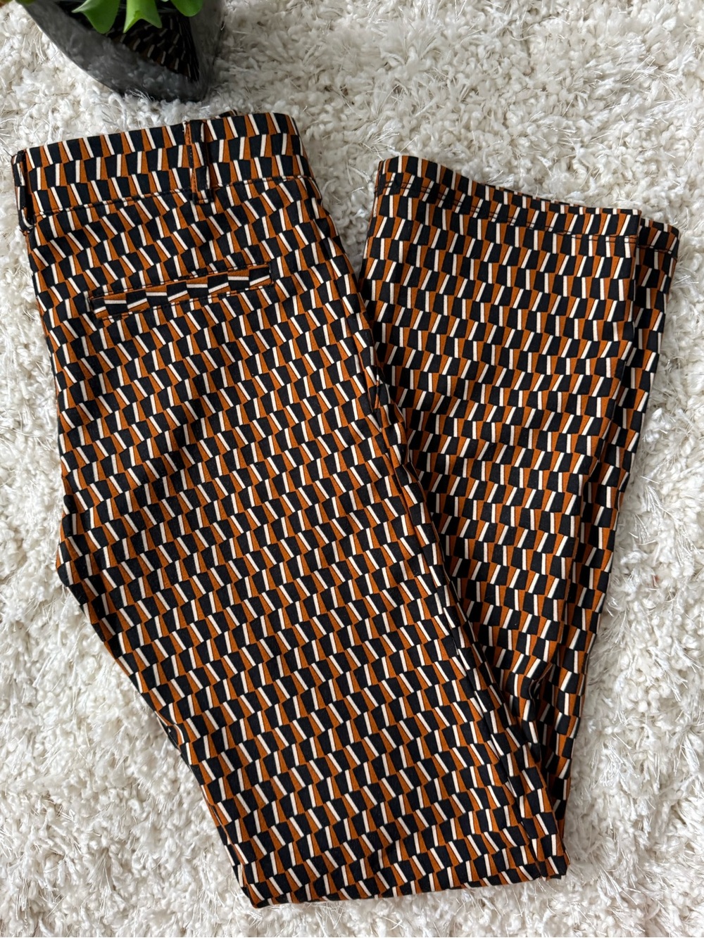 Betabrand XS Petite Straight-Leg Classic Pull On Dress Pants